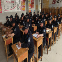 博琛保安公司驻广饶县大王镇职业中专项目部培训活动简报
