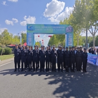 博琛保安公司圆满完成广饶县首届马拉松安保任务